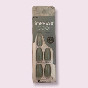 NEW IN BOX Cute Cool Gray Press On Nails New With Tags Cute Kawaii Sweet Lolita